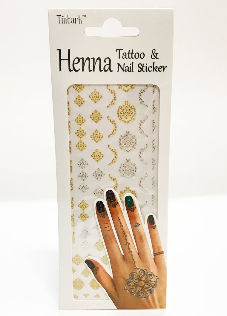 Create Your Own Beauty Box -  Henna Tattoo  & Nail Sticker
