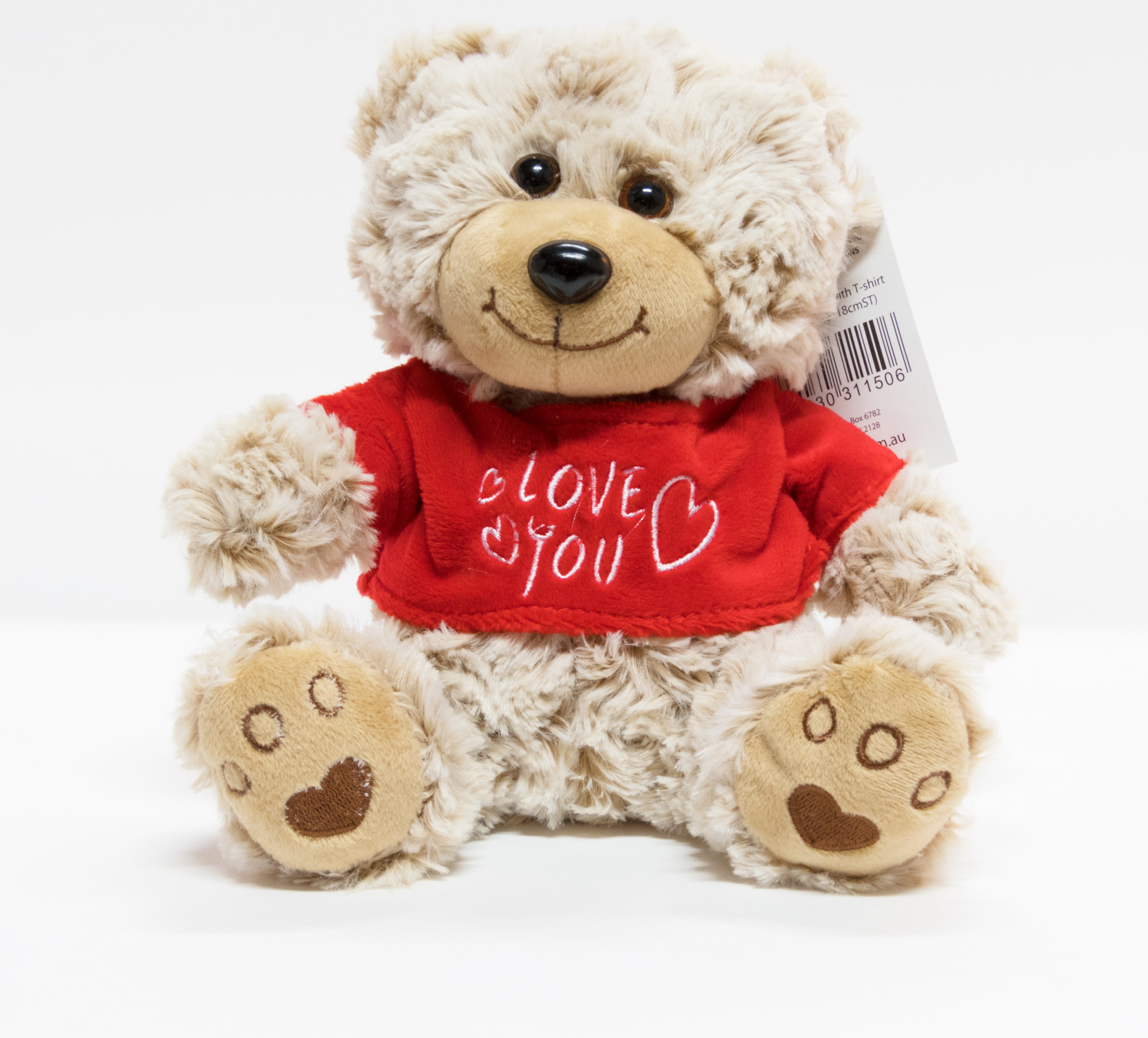 Thomas Teddy Bear with T-shirt "Love You"