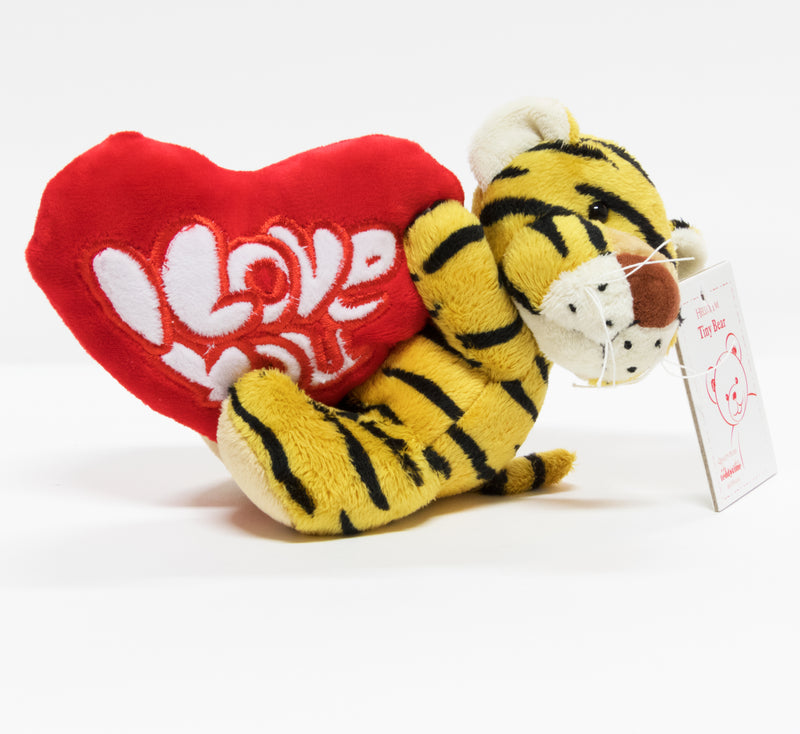 Tiny Tiger with Love Heart
